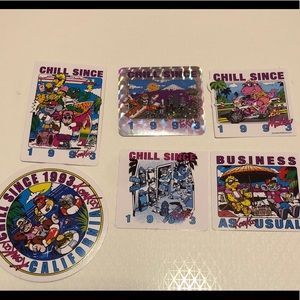 BRANDY MELVILLE STICKERS (set of 6)